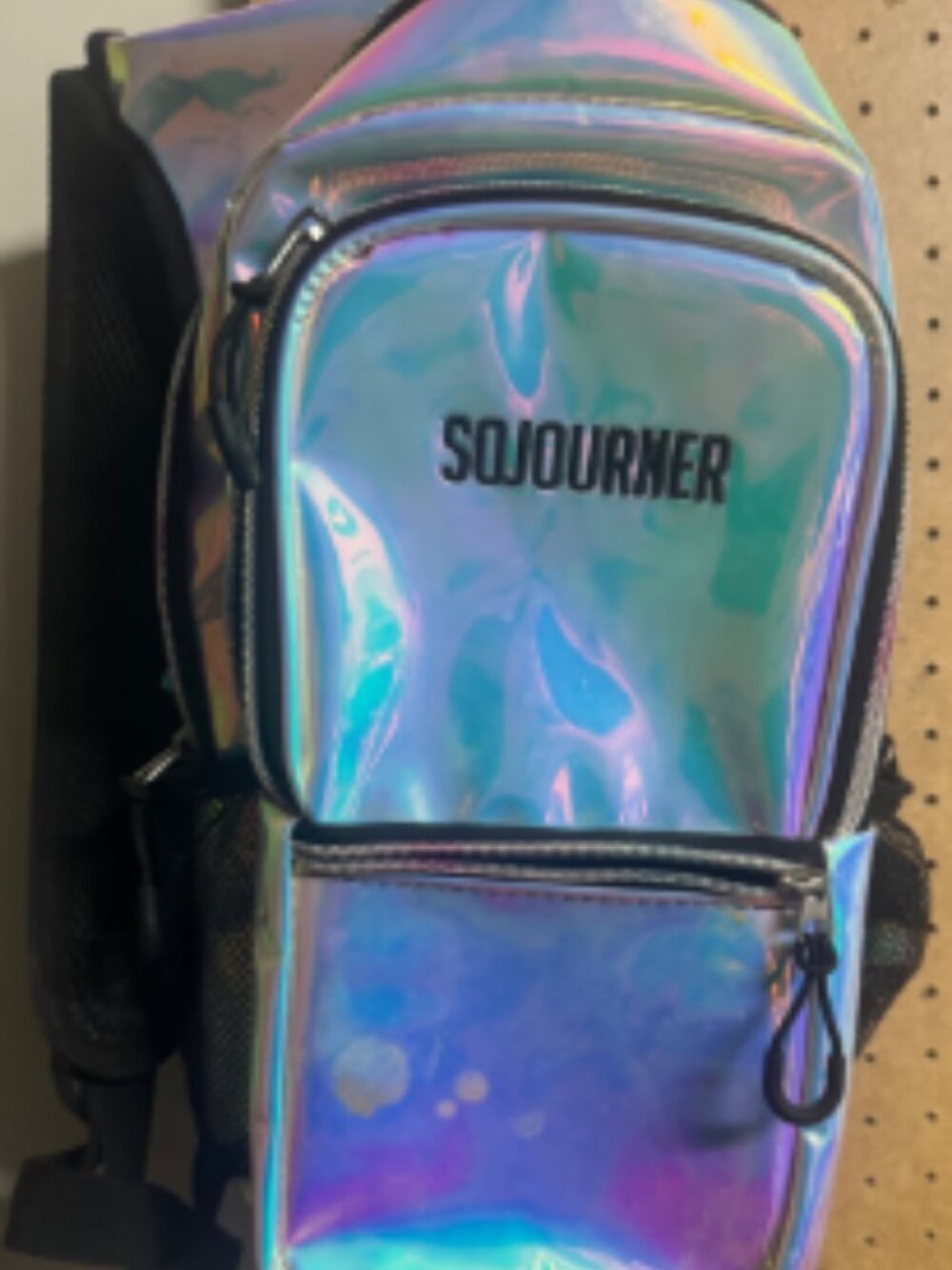 Sojourner Holographic Iridescent Backpack